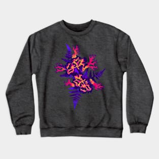 Coral Carnation - Green/Purple/Pink Crewneck Sweatshirt